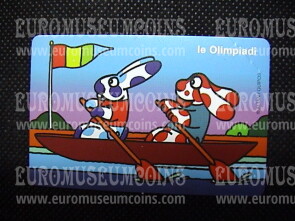 2000 San Marino Olimpiadi Canottaggio Telecarta da Lire 5000