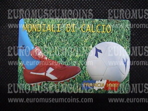 1998 San Marino Mondiali di Calcio Francia Telecarta Lire 3000