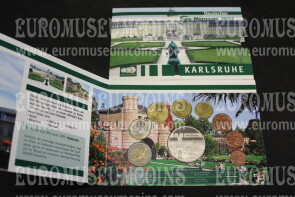 2003 Germania divisionale FDC Karlsruhe con medaglia in confezione ufficiale