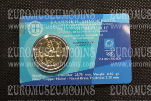 Grecia 2004 Olimpiadi di Atene 2 Euro commemorativo in coincard