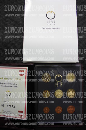 2006 Austria divisionale PROOF  in confezione ufficiale